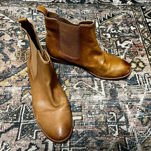 Frye Anna Chelsea Boots Leather Ankle Boots 3479 - Picture 5 of 5